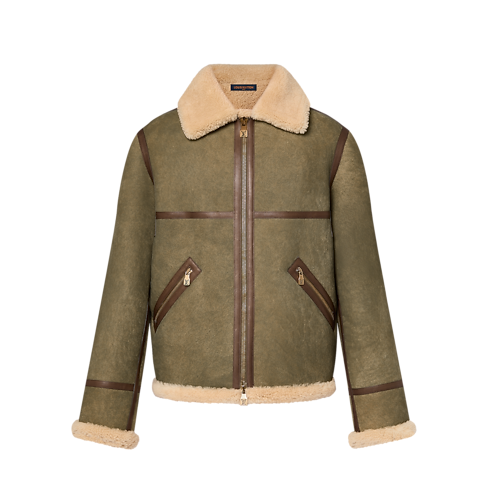 Pilotenjacke mit Lammfell Herren Ready to Wear Jacken und Mäntel | LOUIS VUITTON (Zoom)