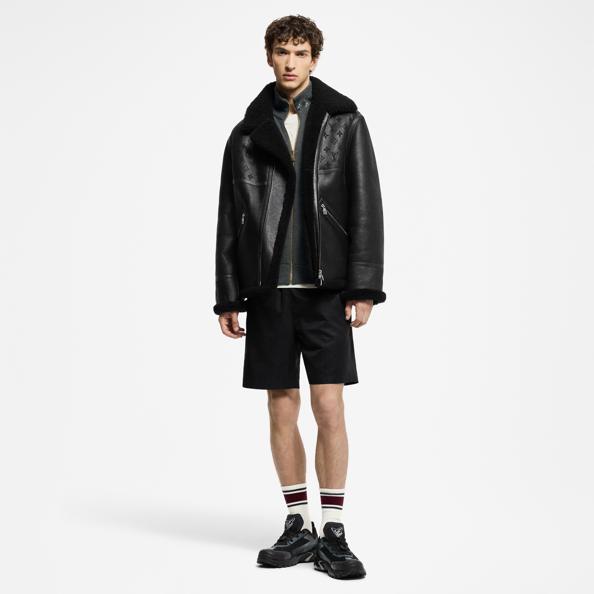 Pilotenjacke mit Lammfell  Herren Ready to Wear Jacken und Mäntel | LOUIS VUITTON (Zoom)