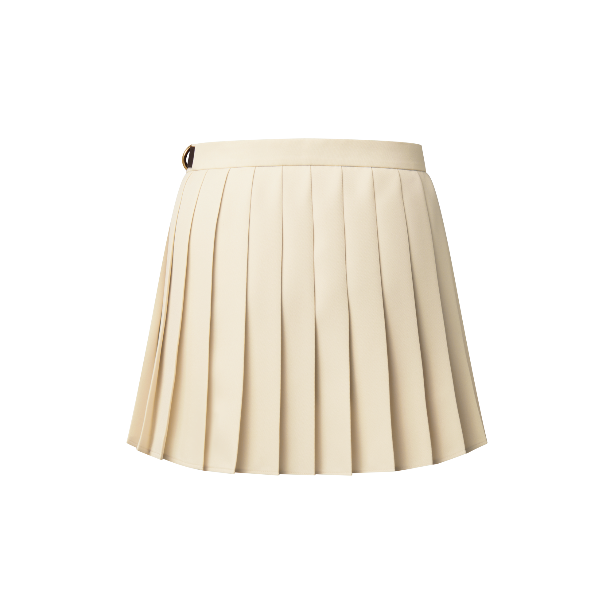 Plissierter Minirock mit Gürtel-Detail  Damen Ready to Wear Röcke und Shorts | LOUIS VUITTON (Zoom)