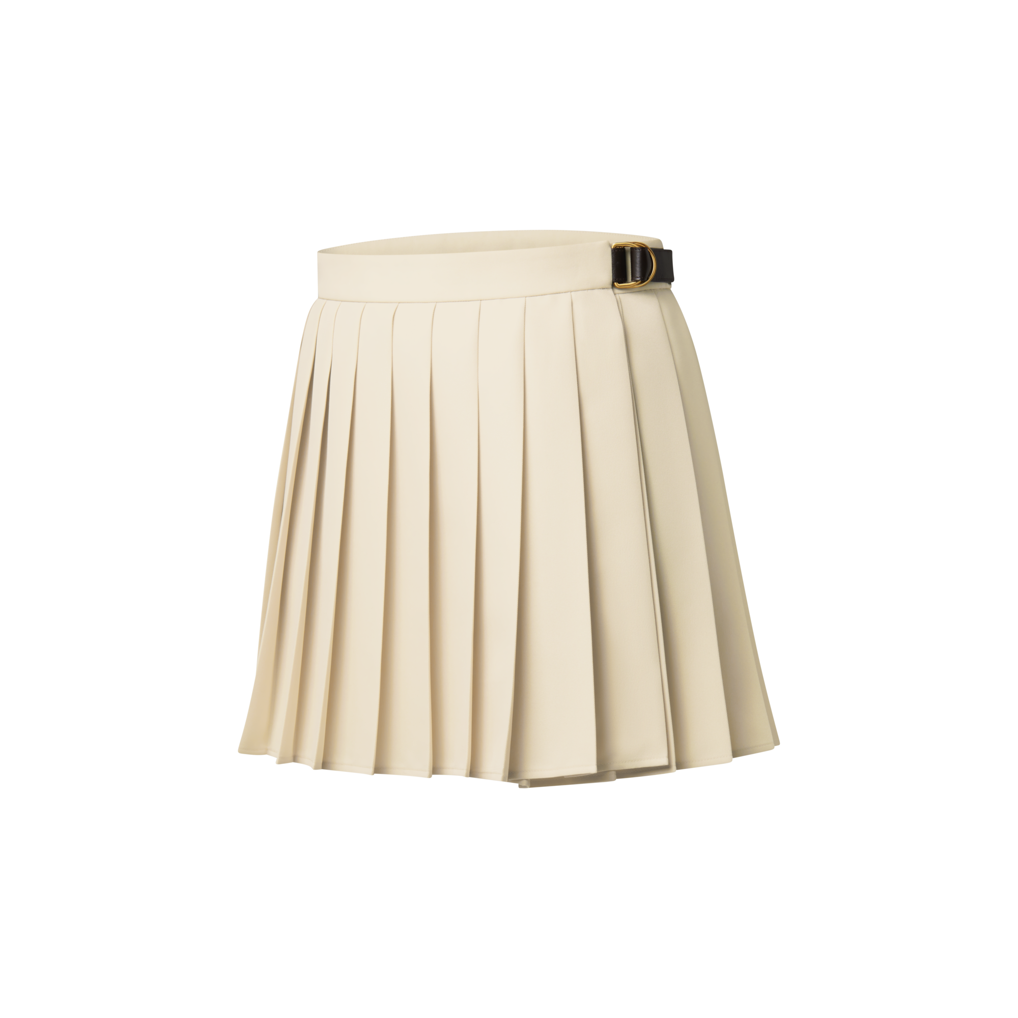 Plissierter Minirock mit Gürtel-Detail  Damen Ready to Wear Röcke und Shorts | LOUIS VUITTON (Zoom)