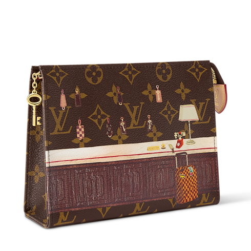 Poche Toilette Monogram Canvas Damen Reisegepäck Reiseaccessoires | LOUIS VUITTON (Zoom)