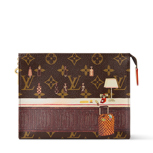 Poche Toilette Monogram Canvas Damen Reisegepäck Reiseaccessoires | LOUIS VUITTON (Zoom)