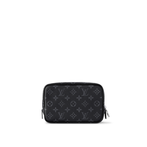 Poche Toilette PM Monogram Eclipse Canvas Herren Reisegepäck Reiseaccessoires | LOUIS VUITTON (Zoom)