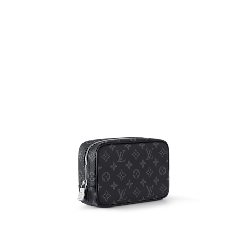 Poche Toilette PM Monogram Eclipse Canvas Herren Reisegepäck Reiseaccessoires | LOUIS VUITTON (Zoom)