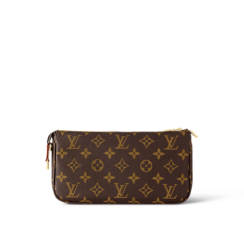 Pochette Accessoires Monogram Canvas Damen Geldbörsen und Kleinlederwaren Tragbare Geldbörsen und Mikro-Taschen | LOUIS VUITTON (Zoom)