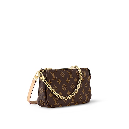 Pochette Accessoires Monogram Canvas Damen Geldbörsen und Kleinlederwaren Tragbare Geldbörsen und Mikro-Taschen | LOUIS VUITTON (Zoom)