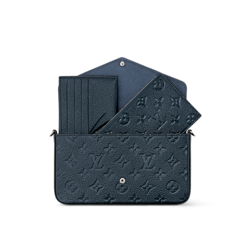 Pochette Félicie Monogram Empreinte Leder Damen Geldbörsen und Kleinlederwaren Tragbare Geldbörsen und Mikro-Taschen | LOUIS VUITTON (Zoom)