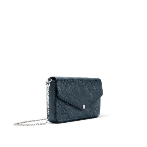 Pochette Félicie Monogram Empreinte Leder Damen Geldbörsen und Kleinlederwaren Tragbare Geldbörsen und Mikro-Taschen | LOUIS VUITTON (Zoom)