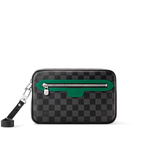 Pochette Kasai Damier Graphite Canvas Herren Geldbörsen und Kleinlederwaren Pochettes | LOUIS VUITTON (Zoom)