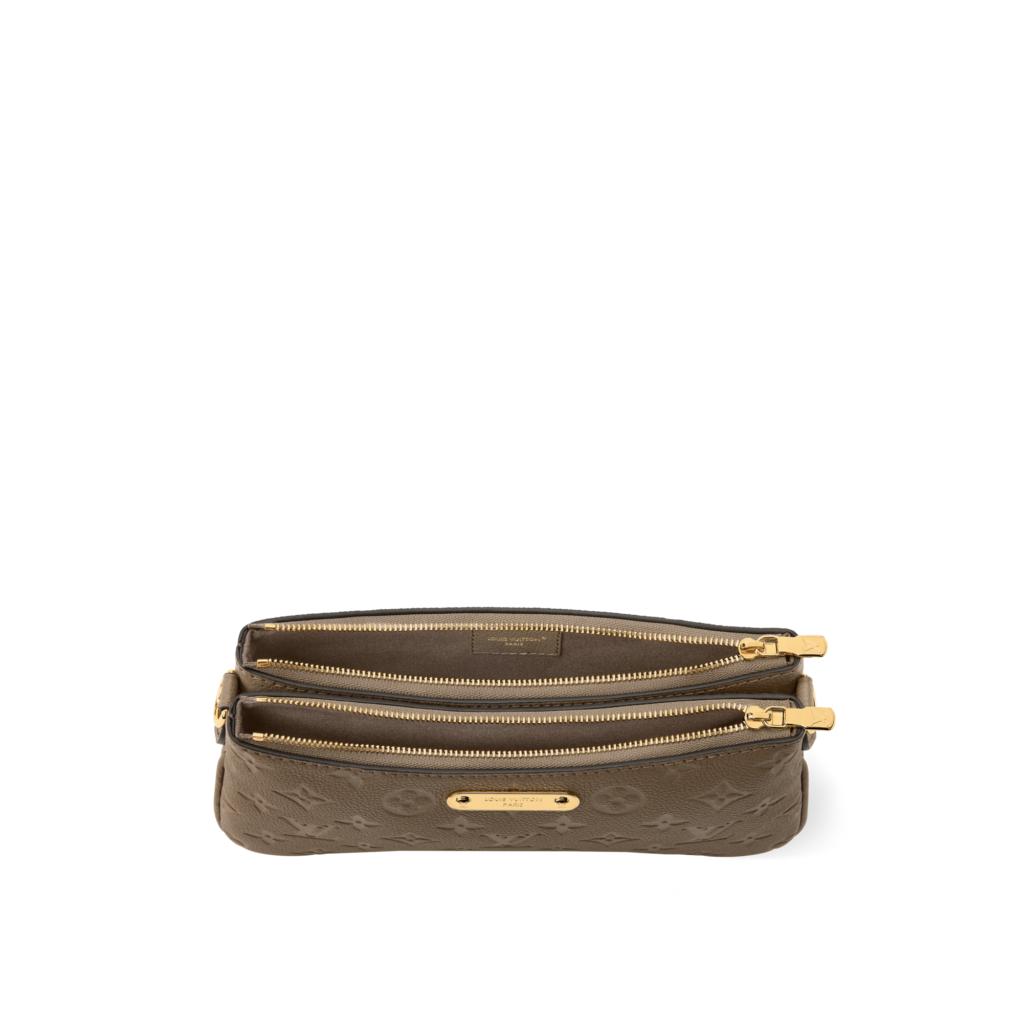 Pochette Liv Monogram Empreinte Leder Damen Geldbörsen und Kleinlederwaren Tragbare Geldbörsen und Mikro-Taschen | LOUIS VUITTON (Zoom)