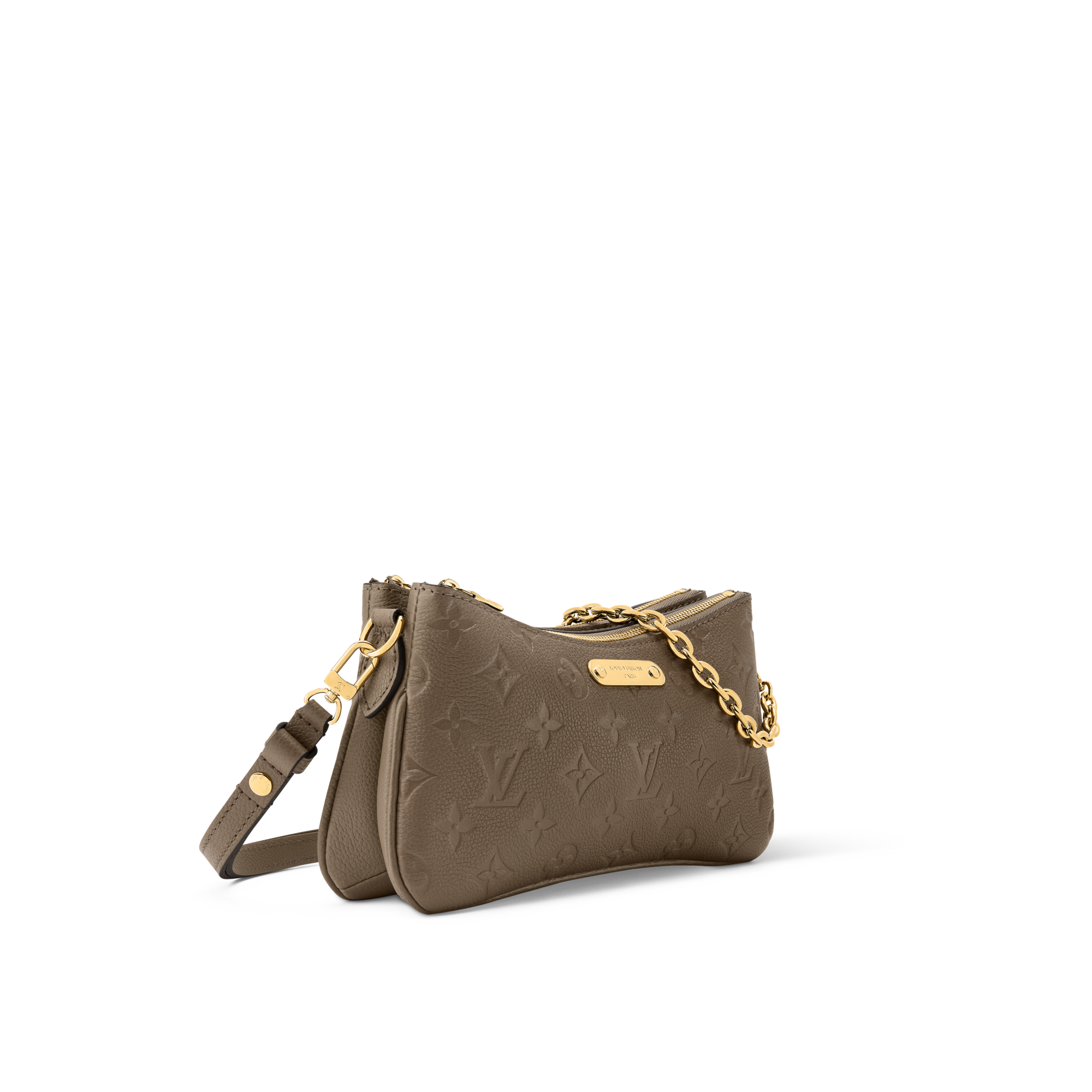 Pochette Liv Monogram Empreinte Leder Damen Geldbörsen und Kleinlederwaren Tragbare Geldbörsen und Mikro-Taschen | LOUIS VUITTON (Zoom)