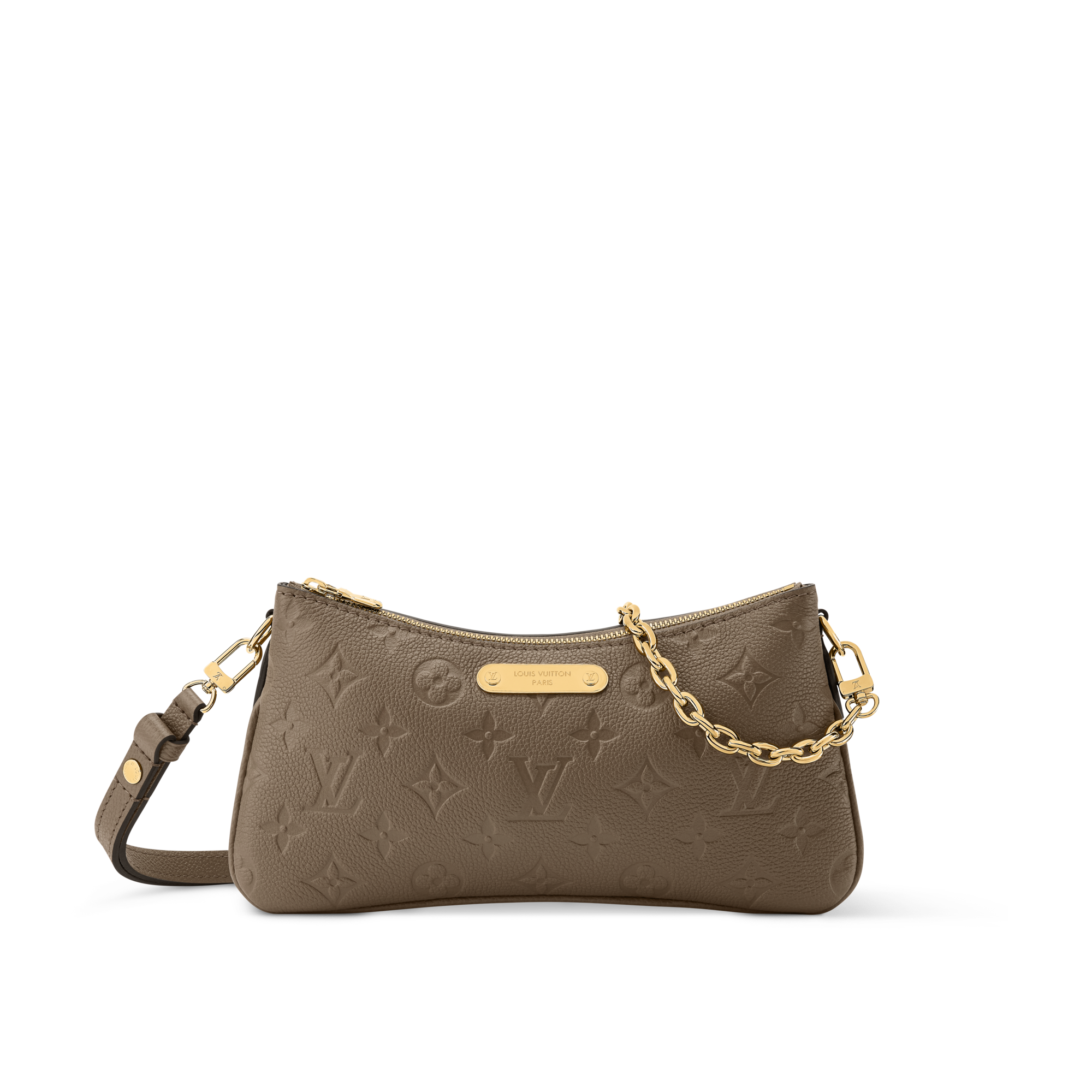 Pochette Liv Monogram Empreinte Leder Damen Geldbörsen und Kleinlederwaren Tragbare Geldbörsen und Mikro-Taschen | LOUIS VUITTON (Zoom)