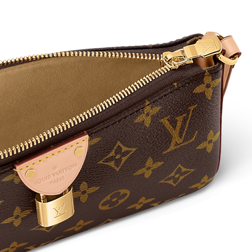 Pochette Tirette Monogram Canvas Damen Geldbörsen und Kleinlederwaren Tragbare Geldbörsen und Mikro-Taschen | LOUIS VUITTON (Zoom)