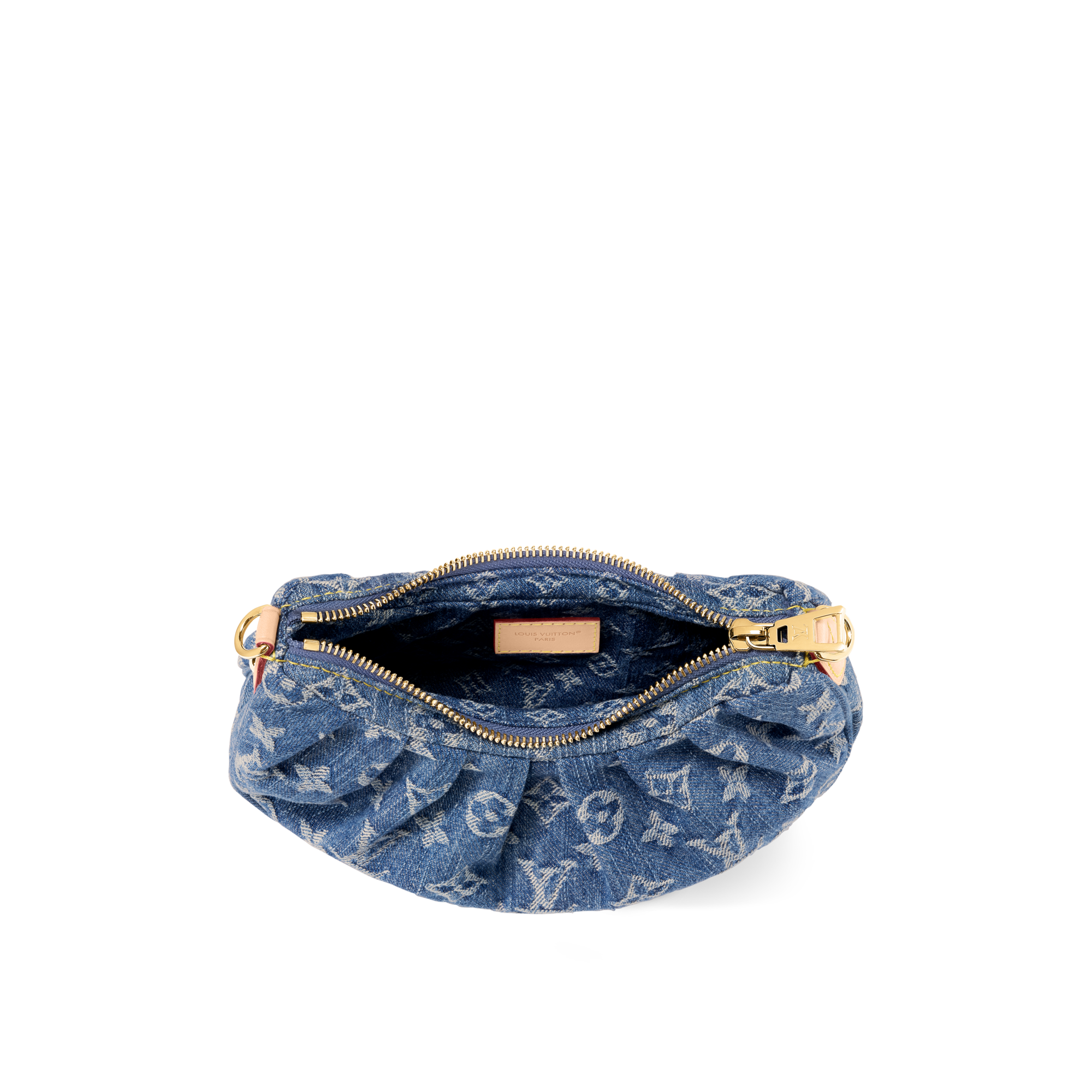 Pochette Valley Monogram Denim Damen Geldbörsen und Kleinlederwaren Tragbare Geldbörsen und Mikro-Taschen | LOUIS VUITTON (Zoom)