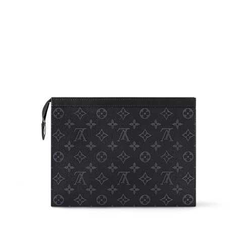 Pochette Voyage MM Monogram Eclipse Herren Geldbörsen und Kleinlederwaren Alle Geldbörsen und Kleinlederwaren | LOUIS VUITTON (Zoom)