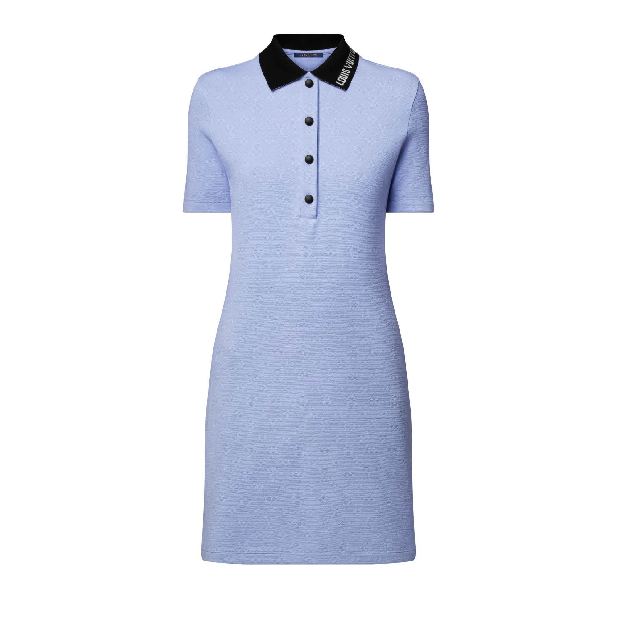 Polokleid aus Piqué mit Monogram-Motiv  Damen Ready to Wear Kleider | LOUIS VUITTON (Zoom)