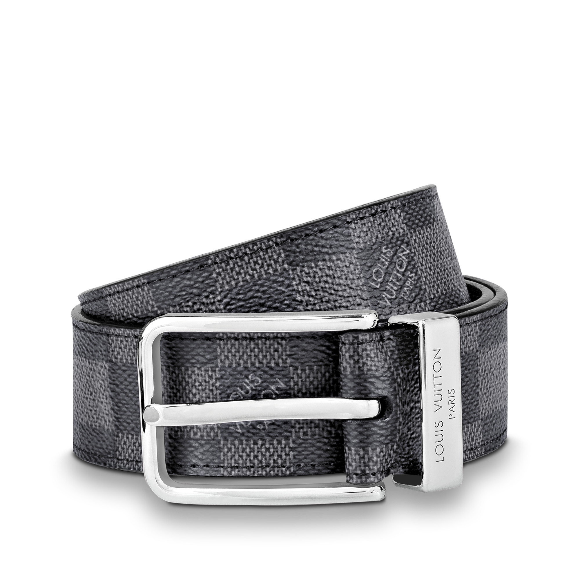 Pont Neuf Gürtel 35 mm Damier Graphite Canvas Herren Accessoires Gürtel | LOUIS VUITTON (Zoom)