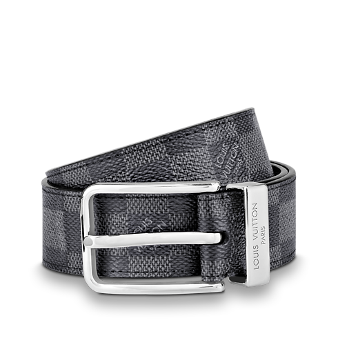 Pont Neuf Gürtel 35 mm Damier Graphite Canvas Herren Accessoires Gürtel | LOUIS VUITTON (Zoom)