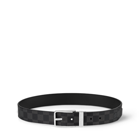 Pont Neuf Gürtel 35 mm Damier Graphite Canvas Herren Accessoires Gürtel | LOUIS VUITTON (Zoom)