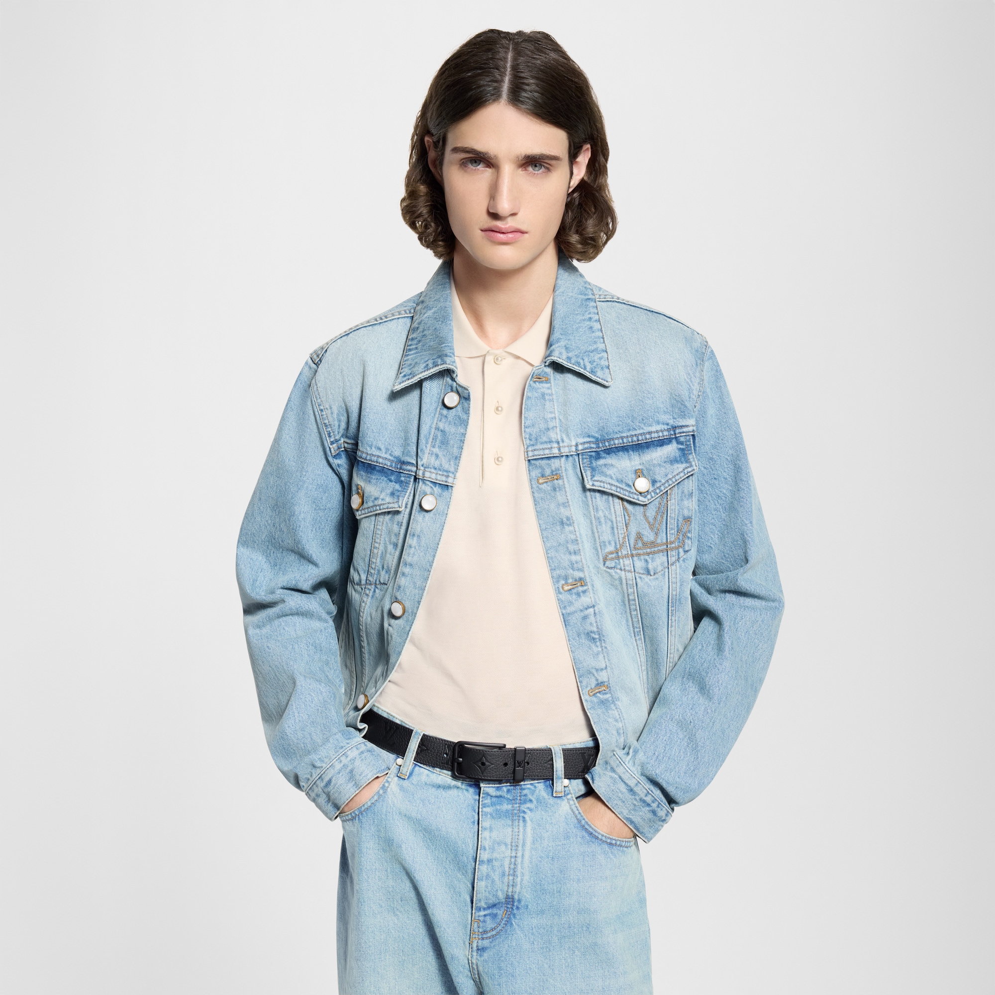 Pont Neuf Taurillon Monogram Gürtel 35 mm  Herren Accessoires Gürtel | LOUIS VUITTON (Zoom)