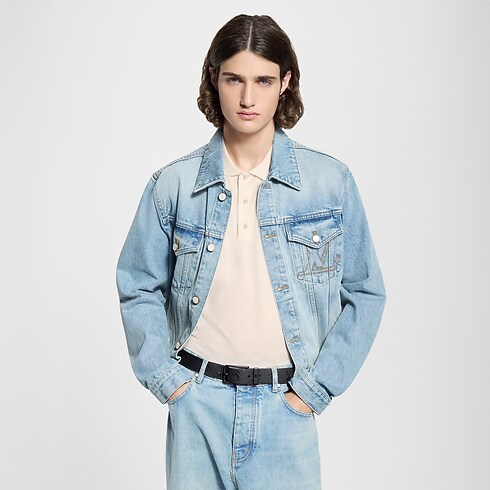 Pont Neuf Taurillon Monogram Gürtel 35 mm Herren Accessoires Gürtel | LOUIS VUITTON (Zoom)