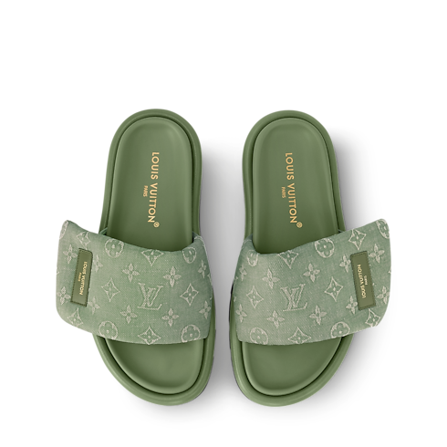 Pool Pillow Comfort Pantolette Damen Schuhe Pantoletten | LOUIS VUITTON (Zoom)