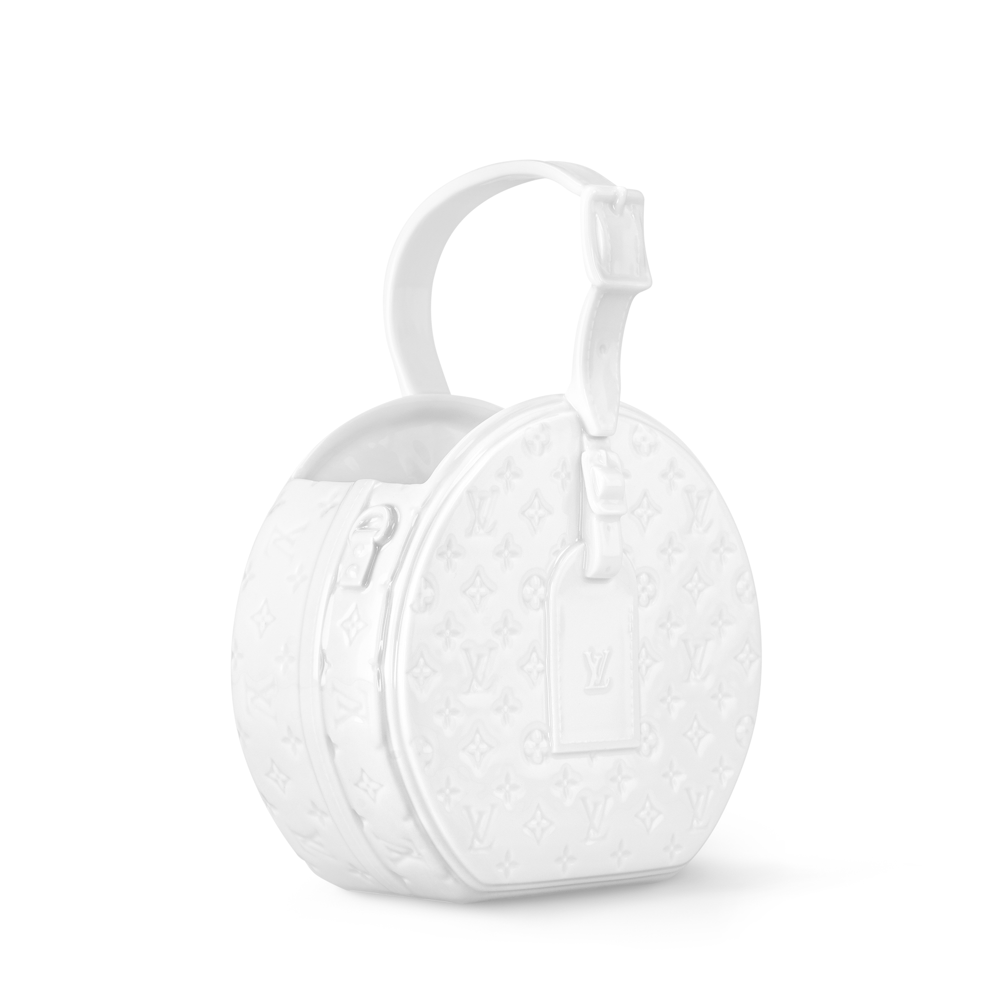 Porzellan-Vase Petite Boite Chapeau Monogram Canvas Trunks, Reisen und Wohnen Highlights Art de Vivre Kampagne | LOUIS VUITTON (Zoom)