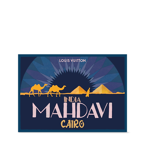 Poster von India Mahdavi Trunks, Reisen und Wohnen Wohnen und Art of Dining Dekoration | LOUIS VUITTON (Zoom)