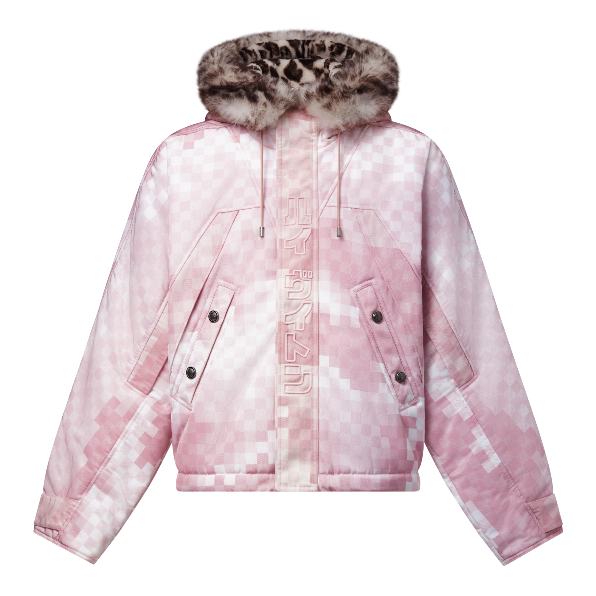 Puffer-Blouson mit gedrucktem Damoflage-Motiv  Herren Ready to Wear Jacken und Mäntel | LOUIS VUITTON (Zoom)