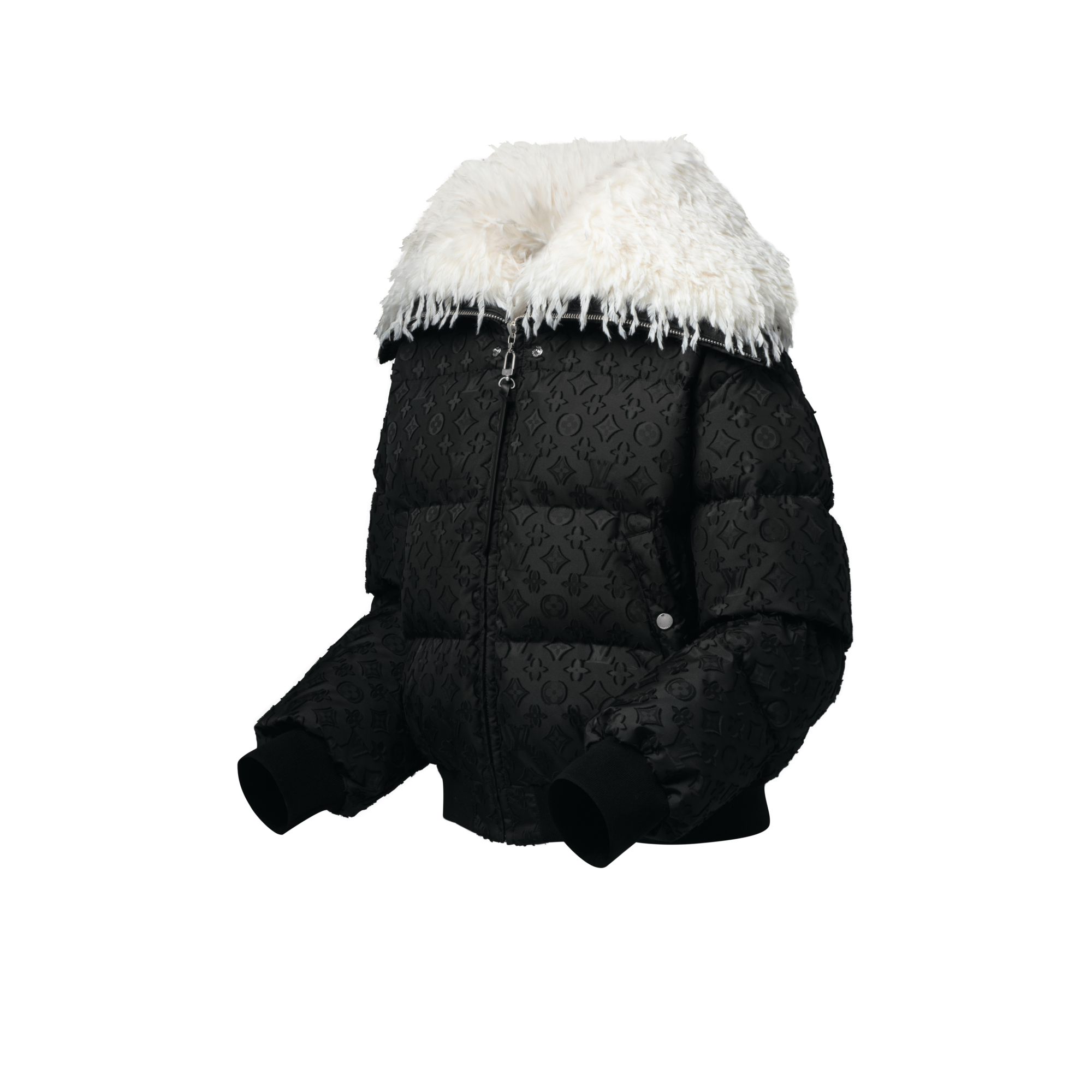 Pufferjacke mit Federkragen  Damen Ready to Wear Mäntel und Jacken | LOUIS VUITTON (Zoom)