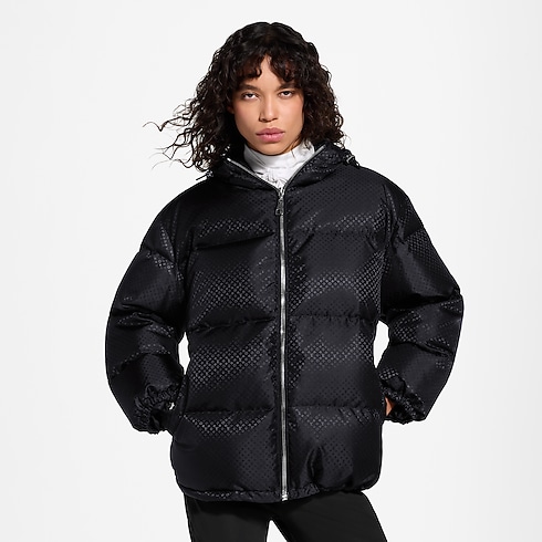 Pufferjacke mit Nanogram und Gürtel-Detail cropped view