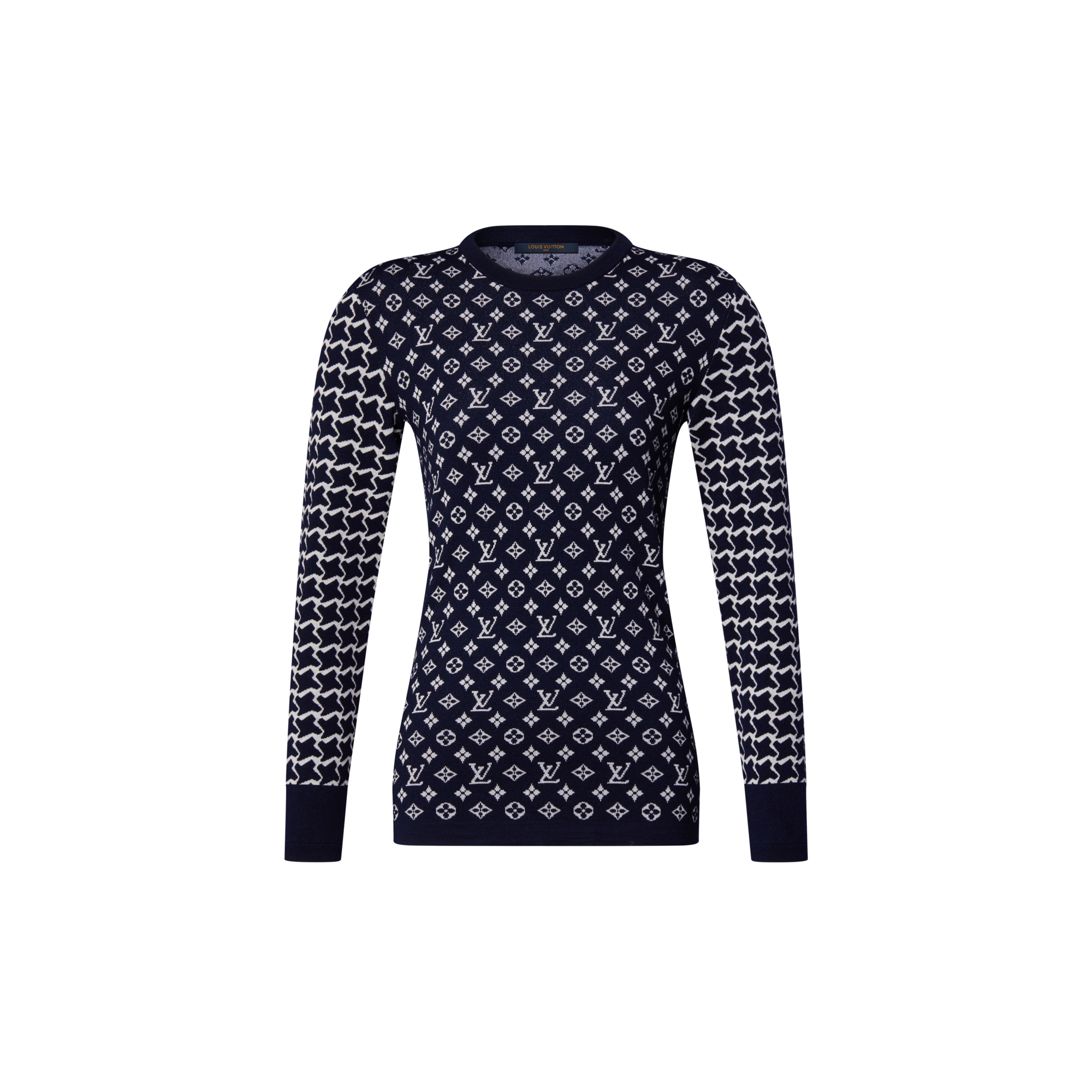 Pullover aus Wabenstrick mit Monogram-Motiv  Damen Ready to Wear Tops | LOUIS VUITTON (Zoom)