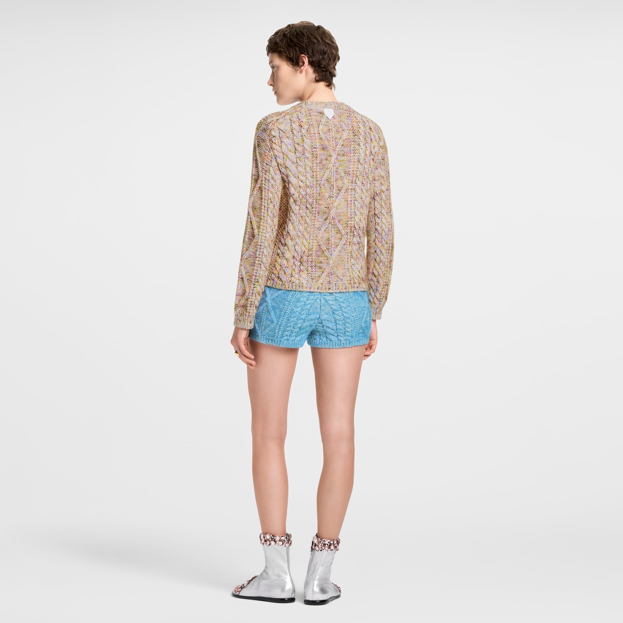 Pullover mit Blumen-Motiv aus Strick  Damen Ready to Wear Strick | LOUIS VUITTON (Zoom)