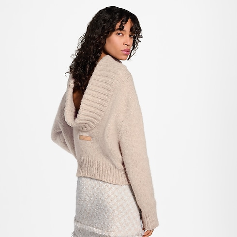 Pullover mit drapiertem Kragen Damen Ready to Wear Strick | LOUIS VUITTON (Zoom)