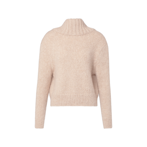 Pullover mit drapiertem Kragen Damen Ready to Wear Strick | LOUIS VUITTON (Zoom)