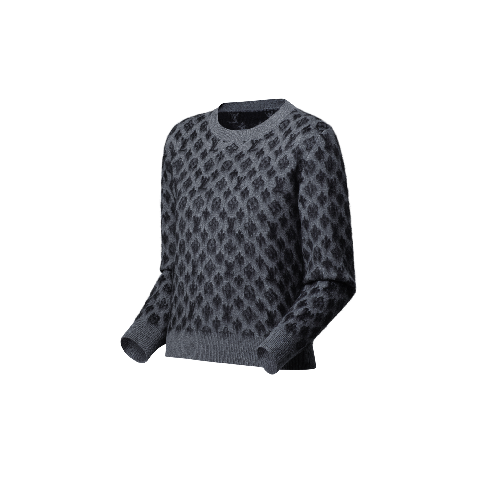 Pullover mit gebürstetem Design und Monogram-Motiv  Damen Ready to Wear Strick | LOUIS VUITTON (Zoom)