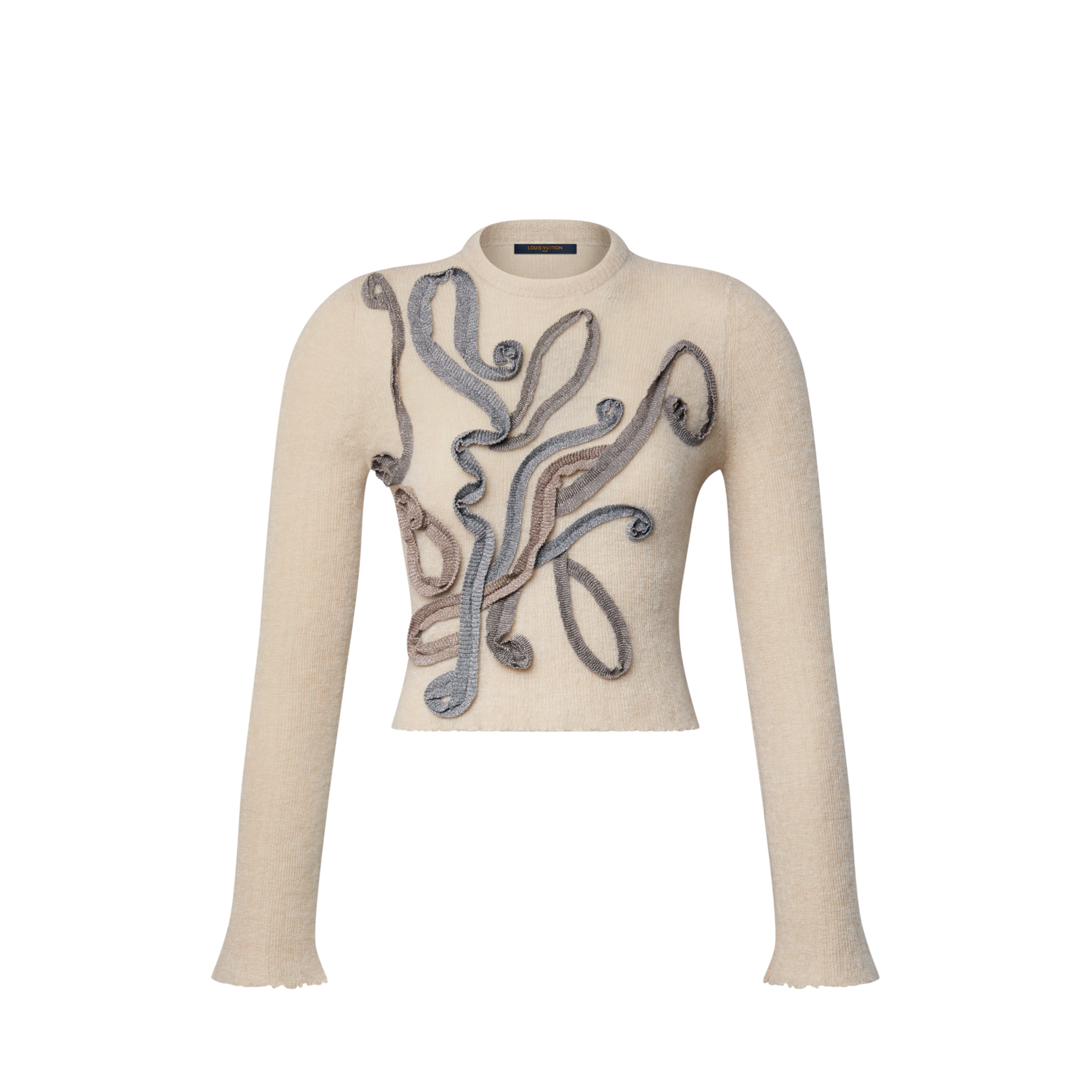 Pullover mit glitzernden Bändern  Damen Ready to Wear Strick | LOUIS VUITTON (Zoom)