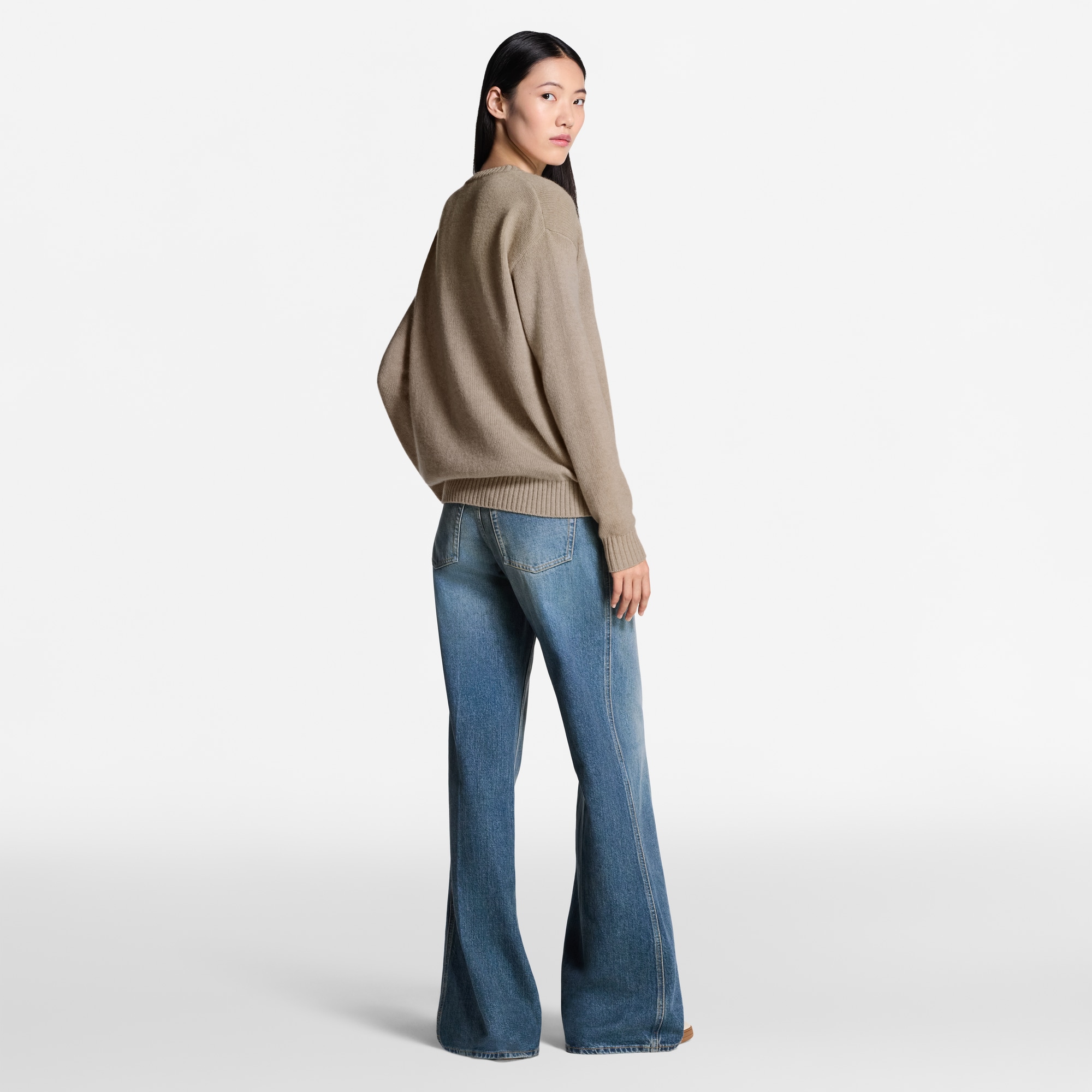 Pullover mit kursiver Signatur  Damen Ready to Wear Strick | LOUIS VUITTON (Zoom)