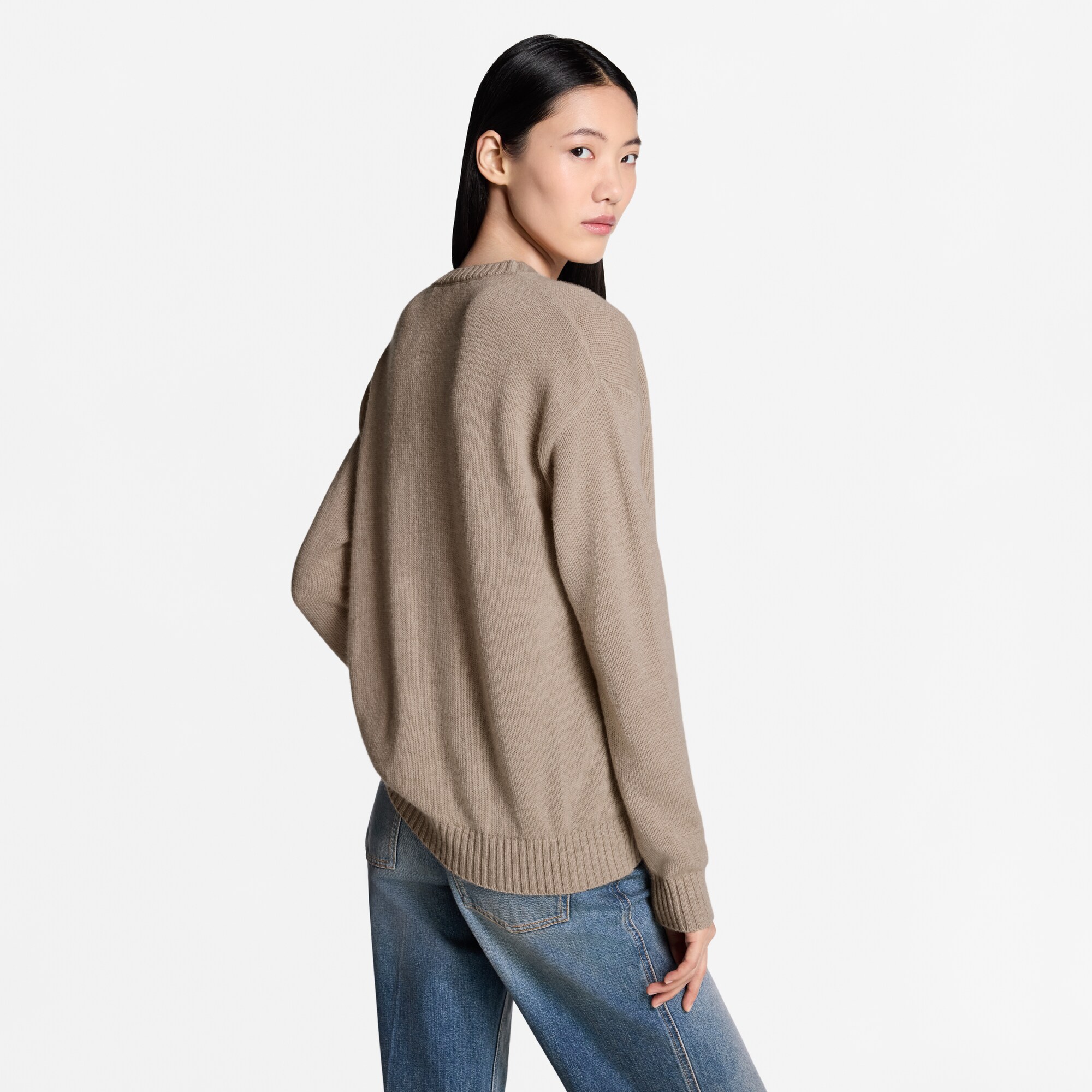 Pullover mit kursiver Signatur  Damen Ready to Wear Strick | LOUIS VUITTON (Zoom)