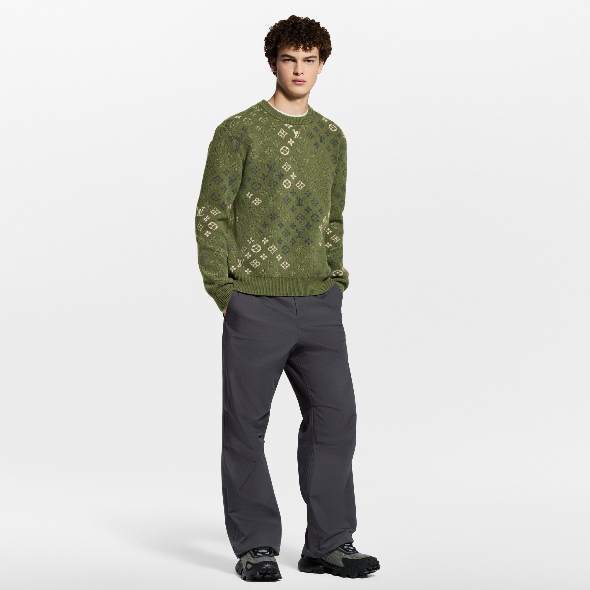 Pullover mit Monogram-Motiv  Herren Ready to Wear Vollständige Ready to Wear | LOUIS VUITTON (Zoom)