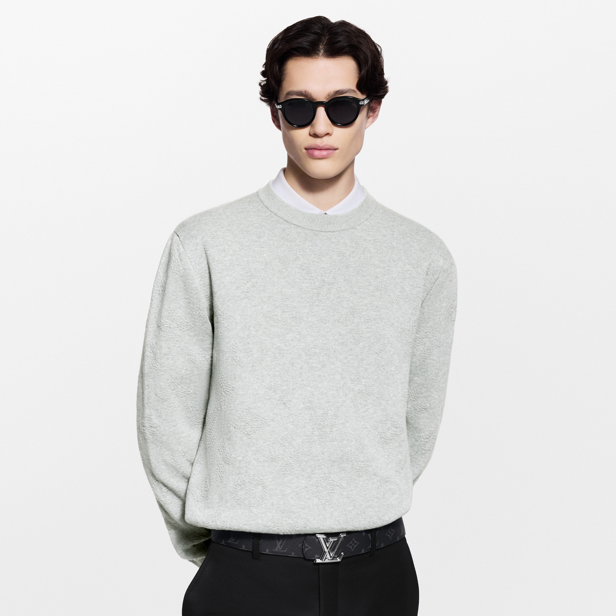 Pullover mit Monogram-Prägung  Herren Ready to Wear Vollständige Ready to Wear | LOUIS VUITTON (Zoom)