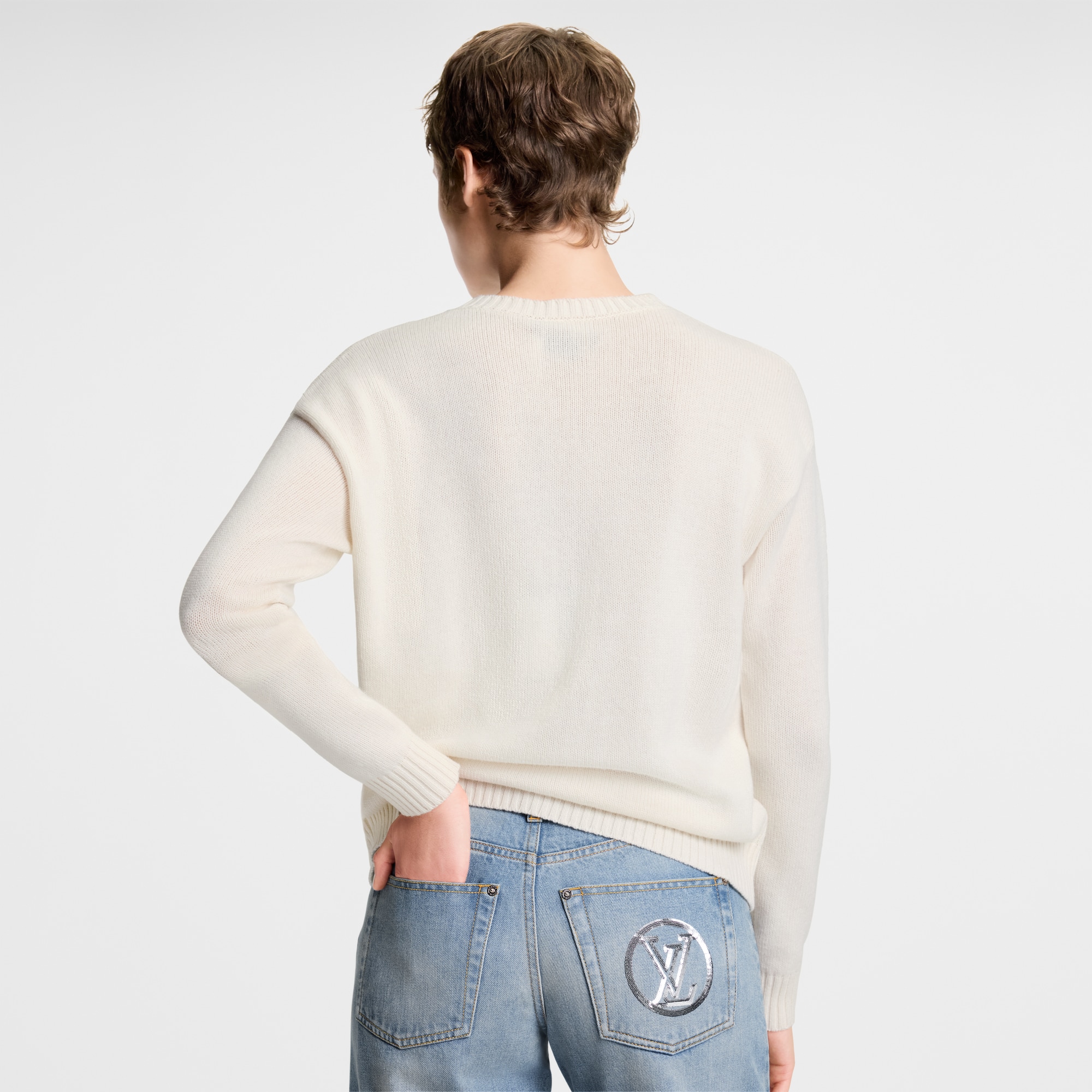 Pullover mit Signatur in Schreibschrift  Damen Ready to Wear Strick | LOUIS VUITTON (Zoom)