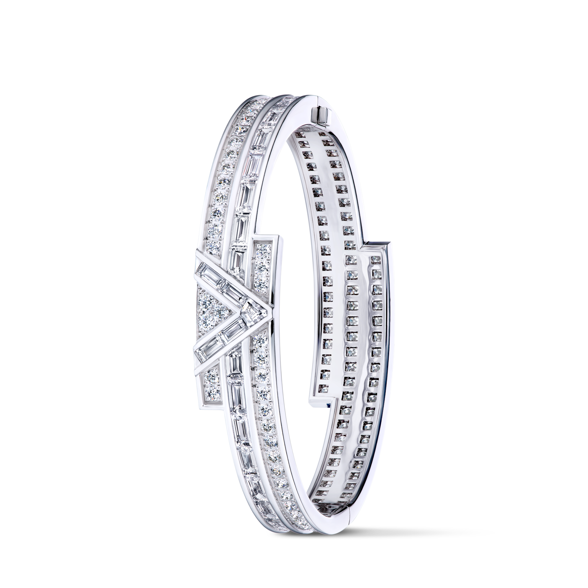 Pure V Bracelet, White Gold & Diamonds  Les Extraordinaires Schmuck Armbänder | LOUIS VUITTON (Zoom)