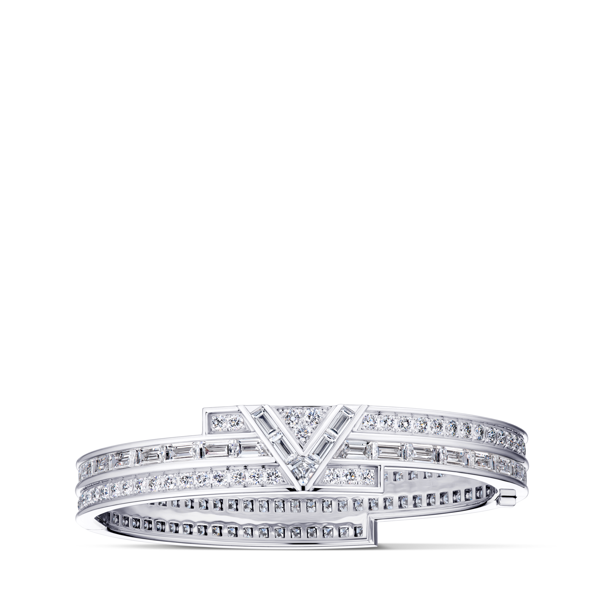 Pure V Bracelet, White Gold & Diamonds  Les Extraordinaires Schmuck Armbänder | LOUIS VUITTON (Zoom)