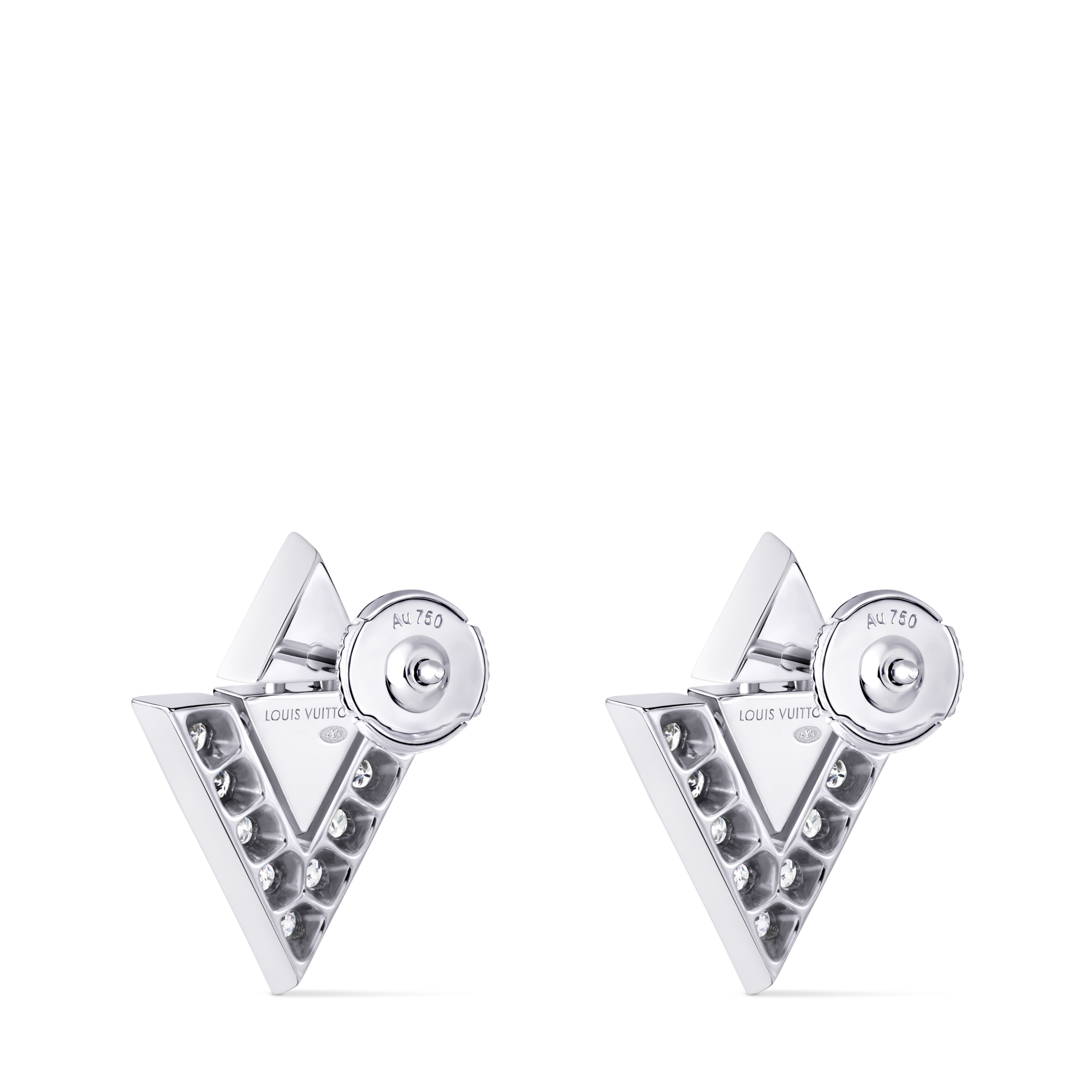 Pure V Ohrringe, Weißgold und Diamanten  Schmuck Kategorien Ohrringe | LOUIS VUITTON (Zoom)