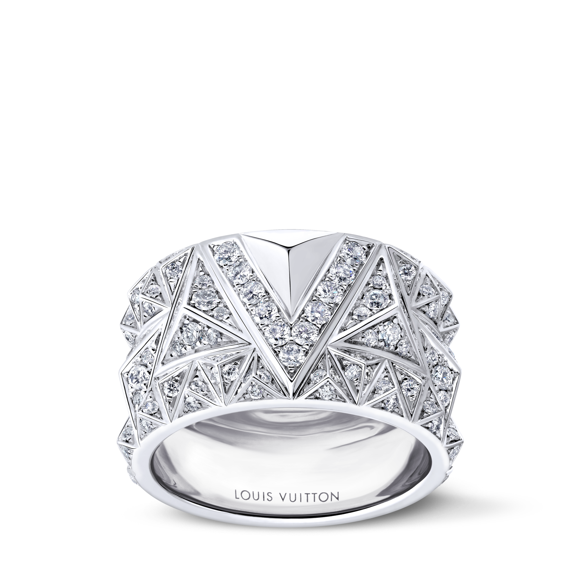 Pure V Ring, Weißgold und Diamanten  Schmuck Kategorien Ringe | LOUIS VUITTON (Zoom)