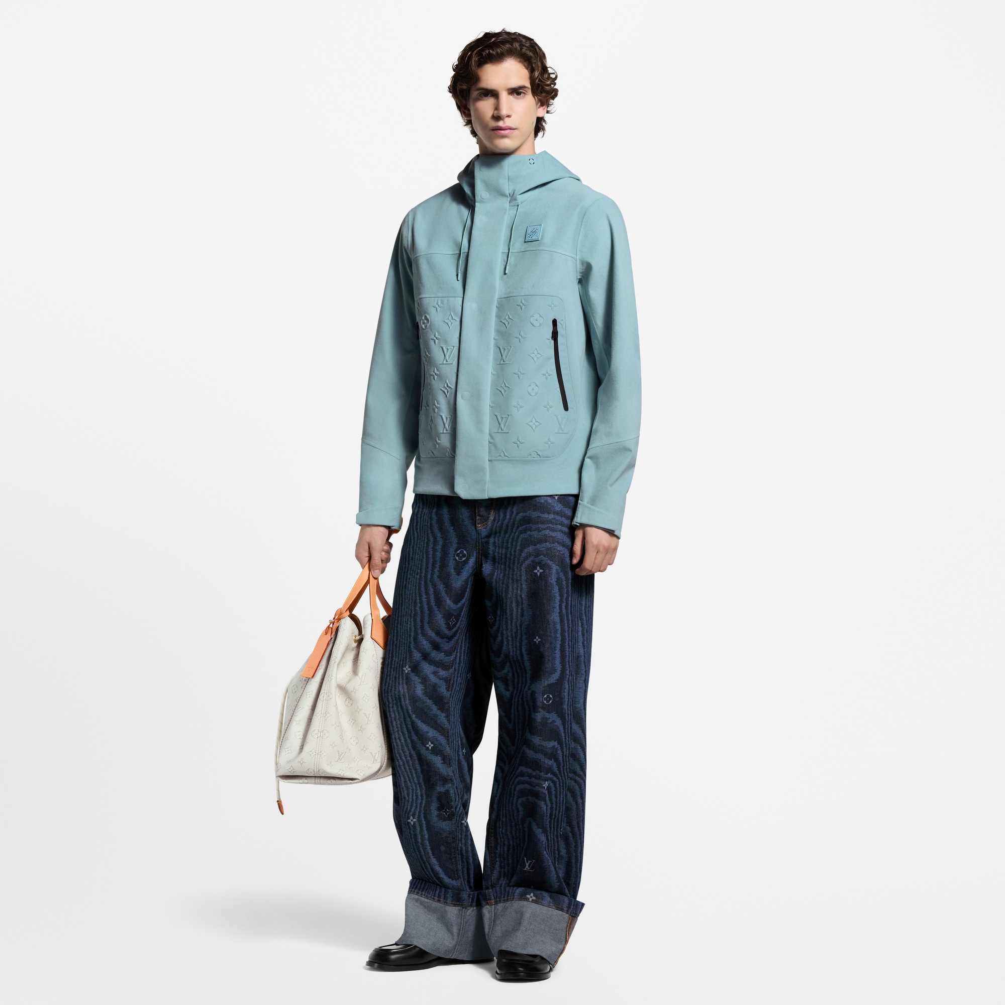 Regenjacke aus technischem Samt  Herren Ready to Wear Jacken und Mäntel | LOUIS VUITTON (Zoom)