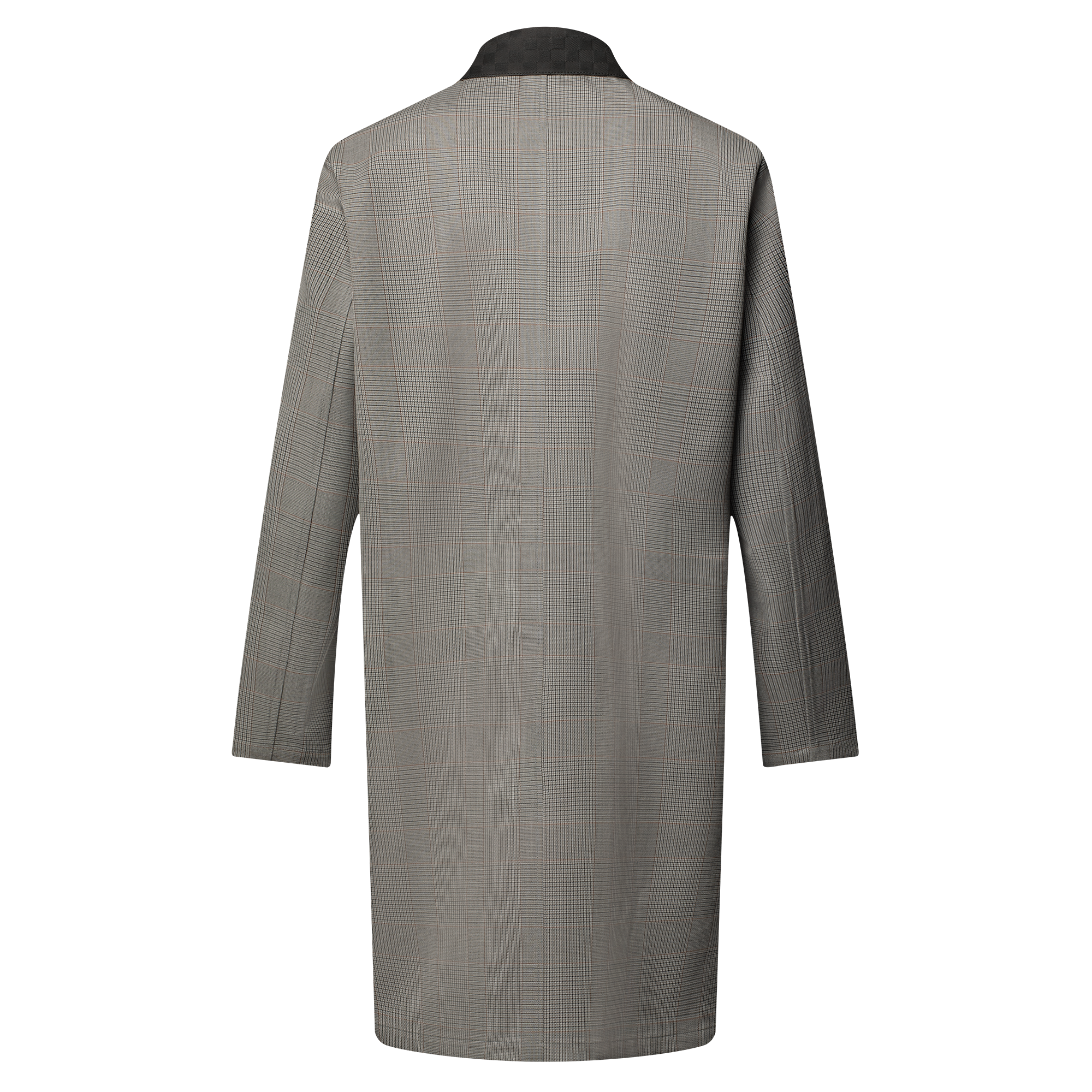 Regenmantel mit Kragen aus Veloursleder samt Damier-Motiv  Herren Ready to Wear Jacken und Mäntel | LOUIS VUITTON (Zoom)