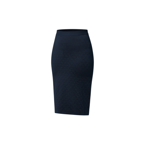 Rock aus Monogram-Jacquardgewebe Damen Ready to Wear Strick | LOUIS VUITTON (Zoom)