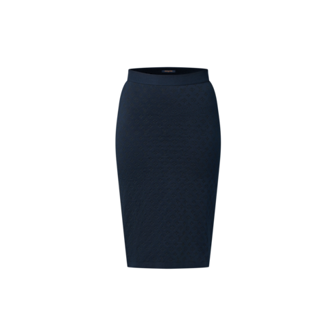 Rock aus Monogram-Jacquardgewebe Damen Ready to Wear Strick | LOUIS VUITTON (Zoom)